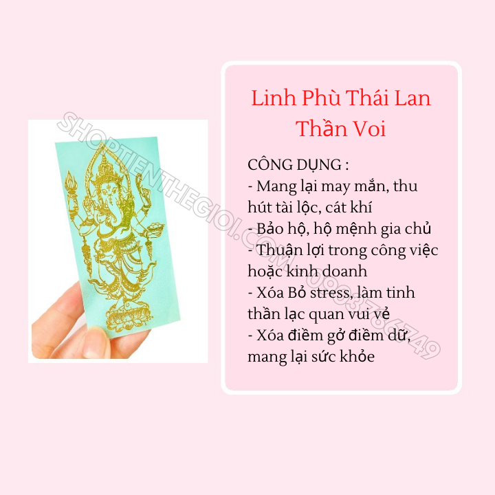 LINH PHÙ THÁI - THẦN VOI  -  SP005569